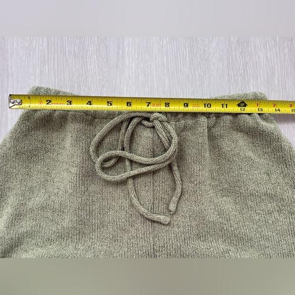 SABO cozy Knit Women's Shorts in Olive Green Size L - Picture 8 of 13